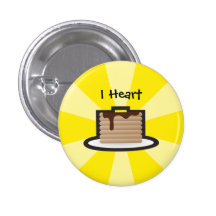 I Chaud-gâteaux de coeur Pin's Avec Agrafe