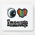 I coeur (amour) Emanuele Tapis De Souris