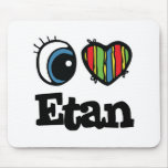 I coeur (amour) Etan Tapis De Souris