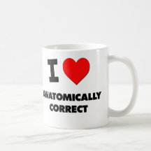 I coeur anatomiquement correct tasses à café