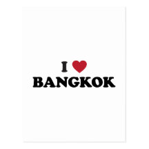 I coeur Bangkok Thaïlande Cartes Postales