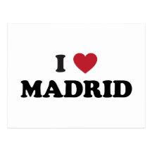I coeur Madrid Espagne Carte Postale