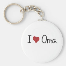 I coeur Oma Porte-clés