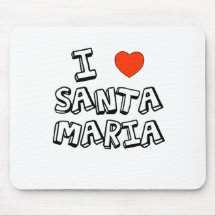 I coeur Santa Maria Tapis De Souris