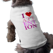 I DE T-SHIRT VAN DE AANDACHT VAN HET HART HONDEN PAKJE