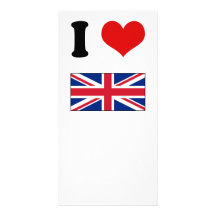 I drapeau britannique BRITANNIQUE d'Union Jack d'a Modèle Pour Photocarte
