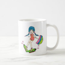 I Hart Anime Koffie Beker