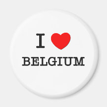 I HART BELGIË KOELKAST MAGNEETJE