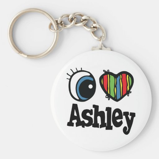 I Hart (Liefde) Ashley Sleutelhangers