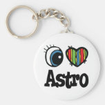 I Hart (Liefde) Astro Sleutel Hanger