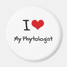 I hart Mijn Phytologist Koelkast Magneetjes