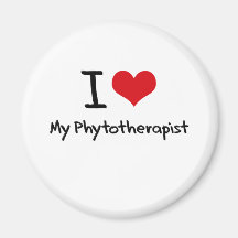 I hart Mijn Phytotherapist Koelkast Magneetje
