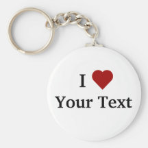 I Hart (personaliseer) keychain Sleutelhangers