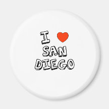 I Hart San Diego Koelkast Magneten