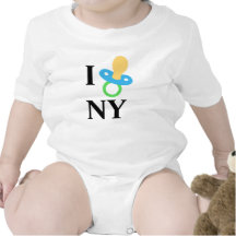 I hartNY - de Fopspeen van het Baby T-shirt
