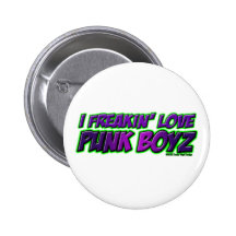I het punk rock punkrock meisje van de JONGENS van Buttons
