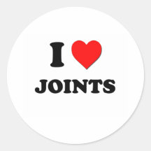I joints de coeur autocollants