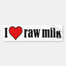 I lait cru de coeur autocollants pour voiture