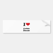 I love Carbon Dioxide Bumper Stickers