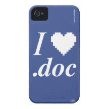I Love .DOC Coques Case-Mate iPhone 4