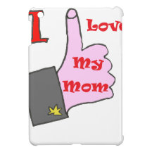 I LOVE MY MOM.png Étuis iPad Mini