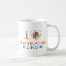 I Love Prairie du Rocher, IL Tasse À Café