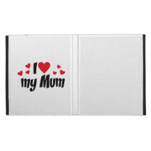 I my Mum love Étuis iPad Folio