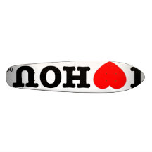 I panneau de patin du coeur HOU Skateboards