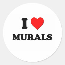 I peintures murales de coeur autocollants