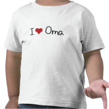 I T-shirt d'Oma de coeur