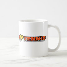 I tennis de coeur mug