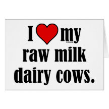 I vaches à coeur cartes de vœux