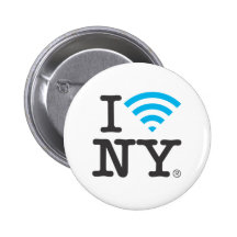 I WIFI NY BADGE AVEC ÉPINGLE
