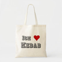 Ich Liebe Kebab Draagtassen