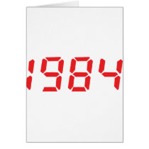 icône 1984 de rouge cartes