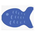 icône bleue de poissons invitations personnalisables