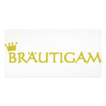 Icône de Braeutigam Cartes De Vœux Avec Photo