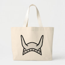 icône de casque de Viking Sac De Toile