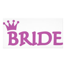 icône de couronne de jeune mariée photocartes
