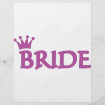 icône de couronne de jeune mariée prospectus personnalisés