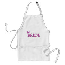 icône de couronne de jeune mariée tabliers