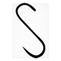 icône de crochet de viande papier à lettres