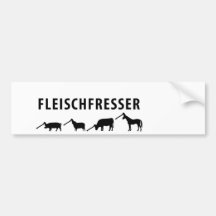 Icône de Fleischfresser Adhésifs Pour Voiture