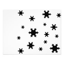 icône de flocons de neige cartons d'invitation