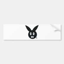 icône de lapin autocollant pour voiture