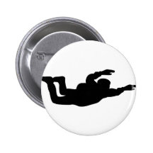 icône de parachutiste de parachutisme badges