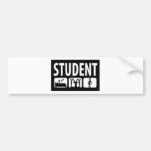 icône d'étudiant adhésifs pour voiture