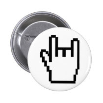 icône noire de métal-tête badges publicitaires