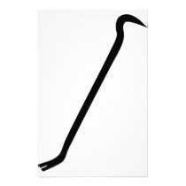 icône noire de pince-monseigneur papier à lettres