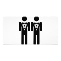 icône nuptiale homosexuelle de couples cartes de vœux avec photo